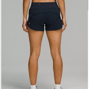 Lululemon Speed Up Mid Rise Lined Short Size 6 Navy